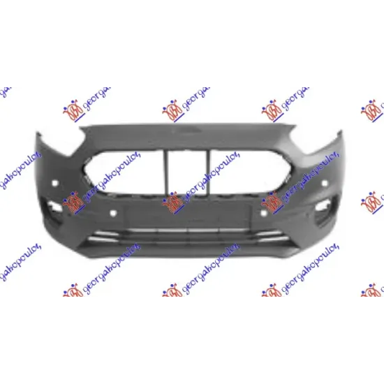 FRONT BUMPER ALL PRIMED 2016- (WITH 4 SENSOR HOLE) FRONT BUMPER ALL PRIMED 2016- (WITH 4 SENSOR HOLE)