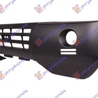 FRONT BUMPER PRIMED 2003- (WITH ROUND HOLES FOG LAMP)