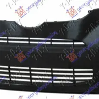 FRONT BUMPER BLACK (WITH GRILLE & MOULDINGS EMBEDDED) (W & WITHOUT FOG LAMP HOLES) (B QUALITY)