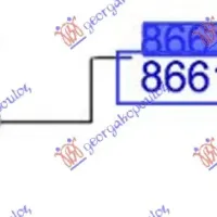 REAR BUMPER BRACKET SIDE (O)
