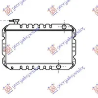 RADIATOR 0,8-1,0-8V 85-92 (24x49.5x34)