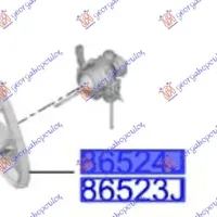 FRONT BUMPER GRILLE SIDE OUTER N-LINE (WITH FOG LAMP HOLE) (O)