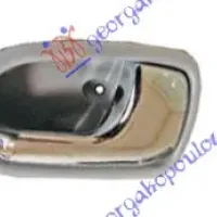 DOOR HANDLE FRONT/REAR INNER GRAY/CHROME