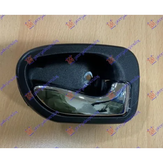 DOOR HANDLE INNER FRONT/REAR CHROME /BLACK