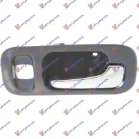 DOOR HANDLE REAR INNER (W/LOCK HOLE) CHROME