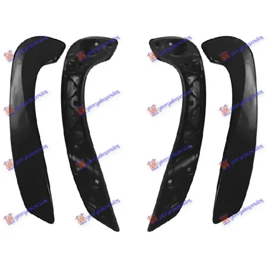 DOOR HANDLE INNER GRAB FRONT BLACK (SET) DOOR HANDLE INNER GRAB FRONT BLACK (SET)