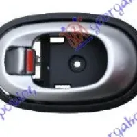 DOOR HANDLE FRONT/REAR INNER SILVER/BLACK