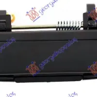 DOOR HANDLE FRONT/REAR OUTER BLACK