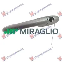 DOOR HANDLE FRONT OUTER (WITH KEY HOLE) GRAY GRAPHITE