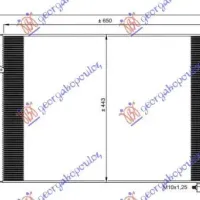 CONDENSOR PETRL-DSL (CU EXCEPȚIA 3.0-4.0TFSi)(66x44x6)