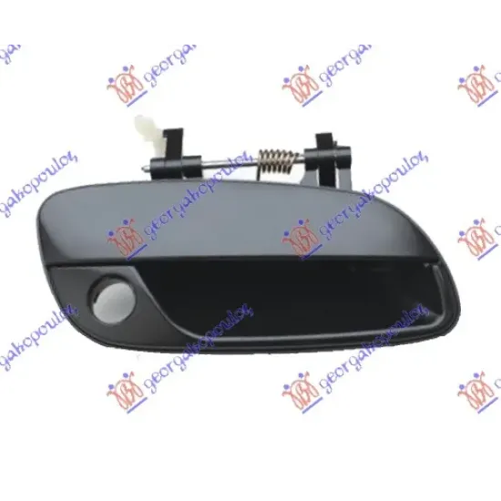 DOOR HANDLE FRONT OUTER BLACK