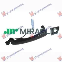 DOOR HANDLE FRONT OUTER PRIMED (KEYLESS) (WITH KEY HOLE)