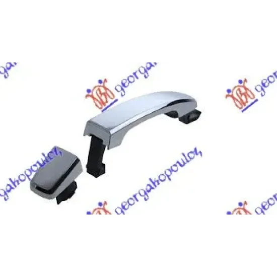 DOOR HANDLE FRONT (REAR RH=LH) OUTER CHROME DOOR HANDLE FRONT (REAR RH=LH) OUTER CHROME
