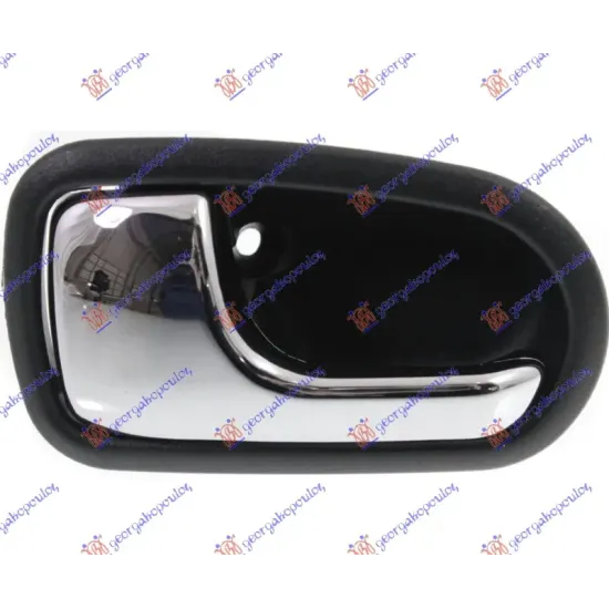 DOOR HANDLE FRONT/REAR INNER BLACK/CHROME