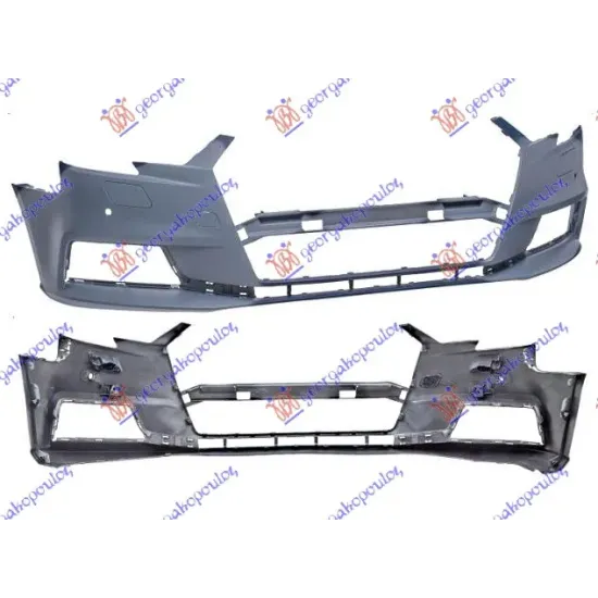 FRONT BUMPER PRIMED (W & WITHOUT WASHER HOLES) (WITH PDS)