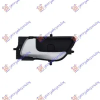 DOOR HANDLE FRONT/REAR INNER SILVER/BLACK (WITHOUT S. LOCK)