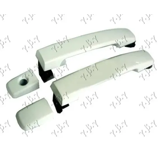DOOR HANDLE FRONT OUTER BLACK