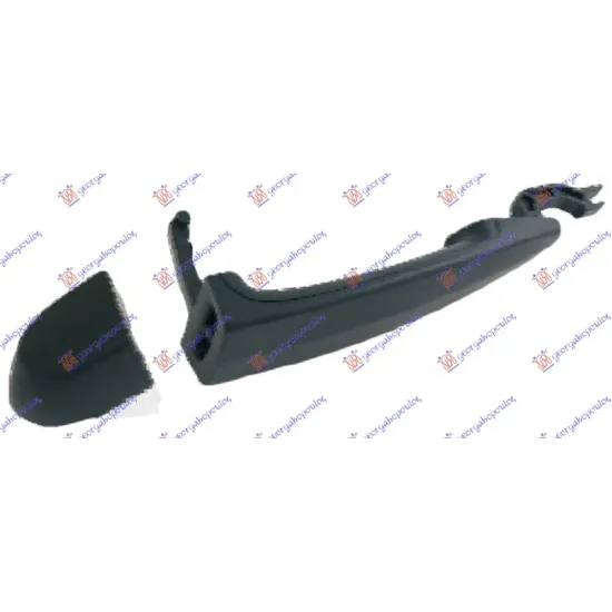 DOOR HANDLE REAR OUTER PRIMED