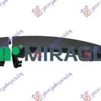 DOOR HANDLE FRONT/REAR OUTER BLACK