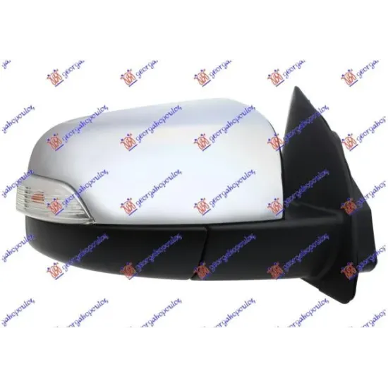 DOOR MIRROR ELECTRICAL CHROME (WITH SIDE LAMP) (CONVEX GLASS) DOOR MIRROR ELECTRICAL CHROME (WITH SIDE LAMP) (CONVEX GLASS)