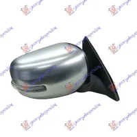 DOOR MIRROR MANUAL CHROME (WITH SIDE LAMP)