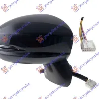DOOR MIRROR ELECTRICAL HEATED PRIMED (WITH SIDE LAMP) (5 PIN) (CONVEX GLASS)