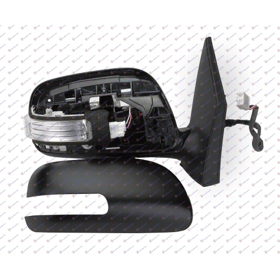 DOOR MIRROR ELECTRICAL PRIMED (WITH SIDE LAMP) (CONVEX GLASS)