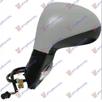 DOOR MIRROR ELECTRICAL HEATED FOLTABLE PRIMED (WITH SIDE LAMP) (CONVEX GLASS)