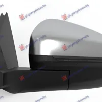DOOR MIRROR ELECTRICAL HEATED CHROME (WITH SIDE LAMP) (10H8P) (CONVEX GLASS)