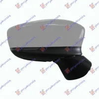 DOOR MIRROR ELECTRICAL HEATED FOLDABLE PRIMED (WITH SIDE LAMP) (CONVEX GLASS)