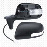 DOOR MIRROR ELECTRICAL FOLDABLE PRIMED (WITH SIDE LAMP) (CONVEX GLASS)