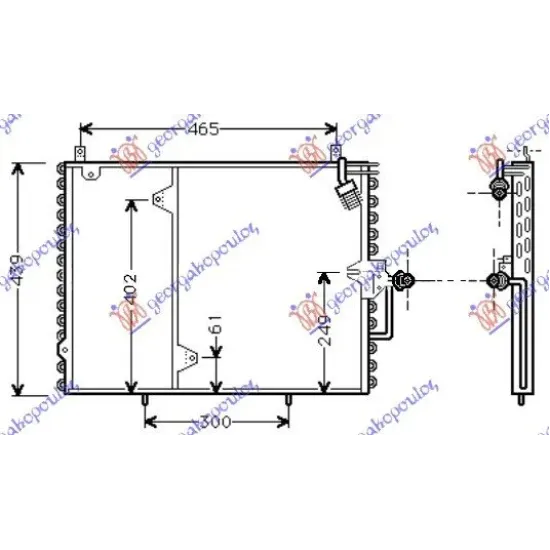 CONDENSOR 2,0-2,2i-16V (54x39,8)