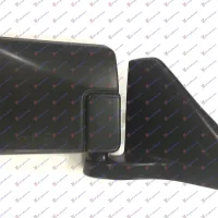 DOOR MIRROR MANUAL BLACK 2WD (FLAT GLASS)