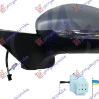 DOOR MIRROR ELECTRICAL HEATED PRIMED (WITH SIDE LAMP & BLIS) (6+2 PIN) 2018- (CONVEX GLASS) DOOR MIRROR ELECTRICAL HEATED PRIMED (WITH SIDE LAMP & BLIS) (6+2 PIN) 2018- (CONVEX GLASS)