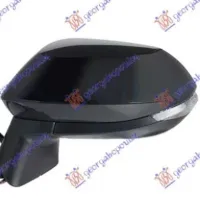 DOOR MIRROR ELECTRICAL HEATED FOLDABLE PRIMED (WITH SIDE LAMP) (CONVEX GLASS)