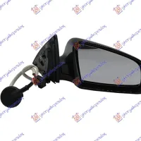 DOOR MIRROR ELECTRICAL HEATED PRIMED (WITH FOOT LAMP) (7PIN)