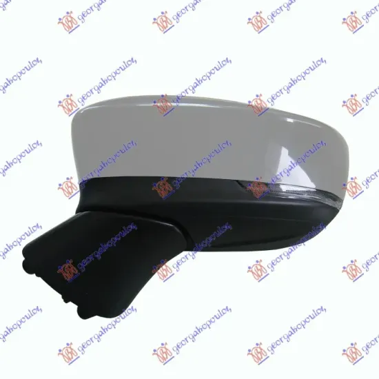 DOOR MIRROR ELECTRICAL HEATED PRIMED (WITH SIDE LAMP) (ASPHERICAL GLASS)