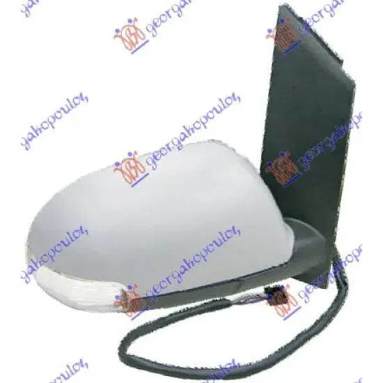 DOOR MIRROR ELECTRICAL HEATED PRIMED (WITH SIDE LAMP) (CONVEX GLASS) DOOR MIRROR ELECTRICAL HEATED PRIMED (WITH SIDE LAMP) (CONVEX GLASS)