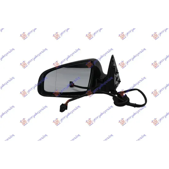 DOOR MIRROR ELECTRICAL HEATED PRIMED (WITH FOOT LAMP) (7PIN)