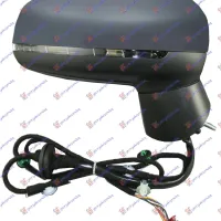 DOOR MIRROR ELECTRICAL HEATED FOLDABLE PRIMED(WITH SIDE LAMP)