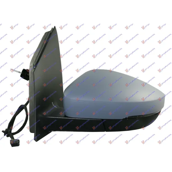 DOOR MIRROR CABLE PRIMED (WITH SIDE LAMP) (OBLONG PLUG) (A QUALITY) (ASPHERICAL GLASS) DOOR MIRROR CABLE PRIMED (WITH SIDE LAMP) (OBLONG PLUG) (A QUALITY) (ASPHERICAL GLASS)