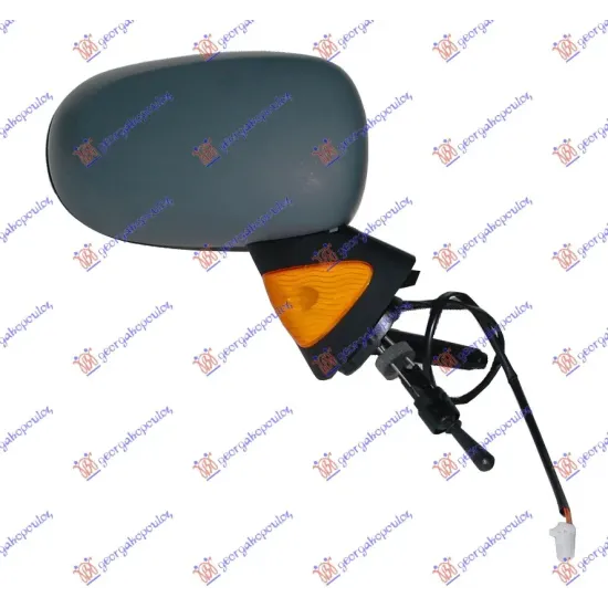 DOOR MIRROR CABLE PRIMED (WITH SIDE LAMP YELLOW) WITH SENSOR (A QUALITY) (CONVEX GLASS) DOOR MIRROR CABLE PRIMED (WITH SIDE LAMP YELLOW) WITH SENSOR (A QUALITY) (CONVEX GLASS)