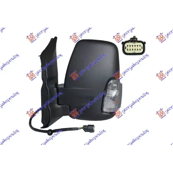 DOOR MIRROR ELECTRICAL HEATED (WITH SIDE LAMP) SHORT (CONVEX GLASS) DOOR MIRROR ELECTRICAL HEATED (WITH SIDE LAMP) SHORT (CONVEX GLASS)