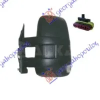 DOOR MIRROR MANUAL (WITH SIDE LAMP) SHORT (A QUALITY) (CONVEX GLASS)