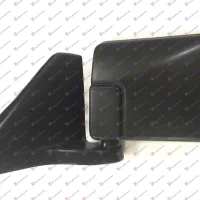 DOOR MIRROR MANUAL BLACK 2WD (FLAT GLASS)