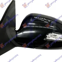 DOOR MIRROR ELECTRICAL HEATED FOLDABLE PRIMED (WITH SIDE LAMP) (8 PIN) (CONVEX GLASS)