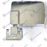 DOOR MIRROR MANUAL CHROME -89 (FLAT GLASS)