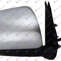 DOOR MIRROR ELECTRICAL FOLDABLE CHROME (WITH SIDE LAMP)