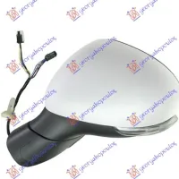 DOOR MIRROR ELECTRICAL HEATED WITH CROME COVER (WITH SIDE LAMP) (CONVEX GLASS)