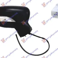 DOOR MIRROR ELECTRICAL PRIMED (WITH SIDE LAMP) (5 PIN) (CONVEX GLASS)